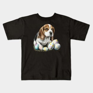 Easter Beagle Kids T-Shirt